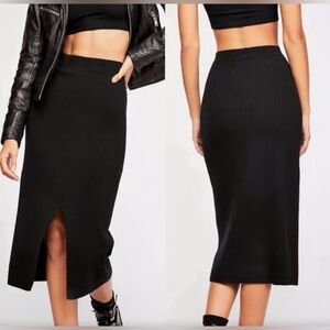 FREE PEOPLE Skylights Sweater Skirt Small